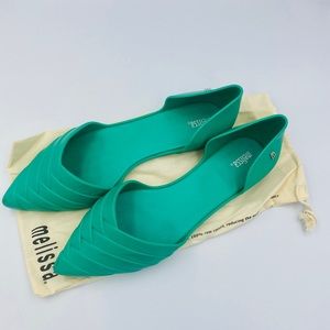 Green Rubber Melissa shoes